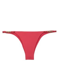 ViX Watermelon Trim Roll Bikini Bottom - Coral